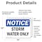 Signmission Storm Water Only, 14 in W x Rectangle, Vinyl Decal OS-2PACK-NS-D-1014-L-18498 - alternate 3